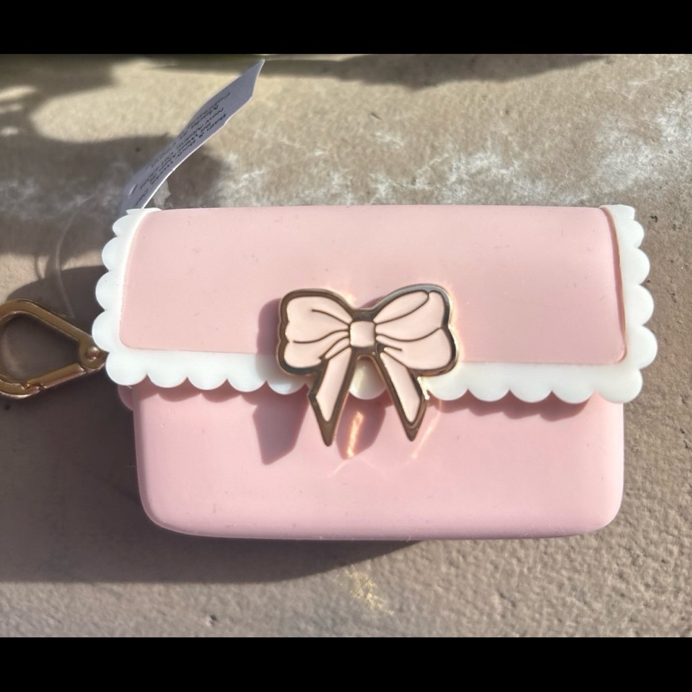 Pink Bow Pocketbac Holder